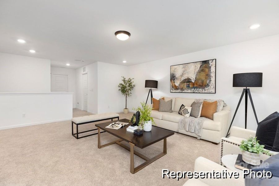 Furnished interior view inside a new home in Mooreland Oaks, Mount Holly (Image 3).