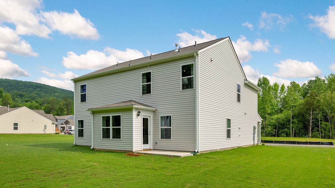 Front exterior of a new home in Price's Crossing, LaFayette, GA, highlighting curb appeal (Image 25).