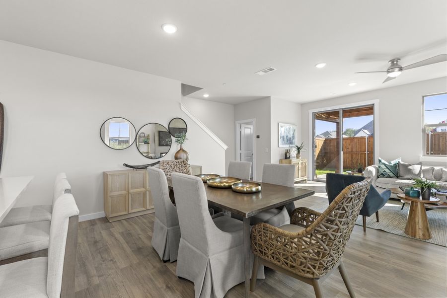 Furnished interior view inside a new home in Wildridge, Oak Point (Image 10).