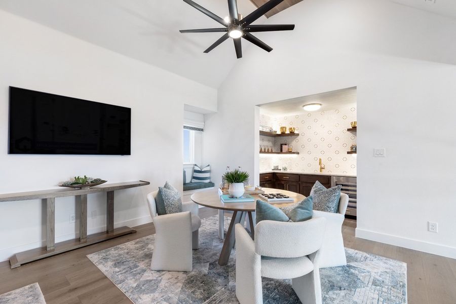 Representative Game Room - some options shown