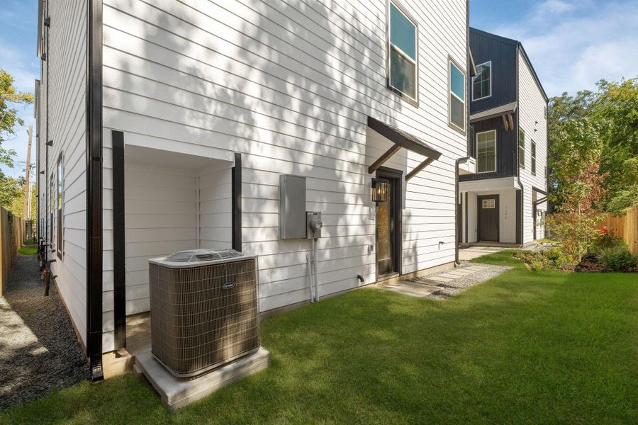 Exterior details and patio area of a home in , Houston (Image 24). Exterior details and patio area of a home in , Houston (Image 24).