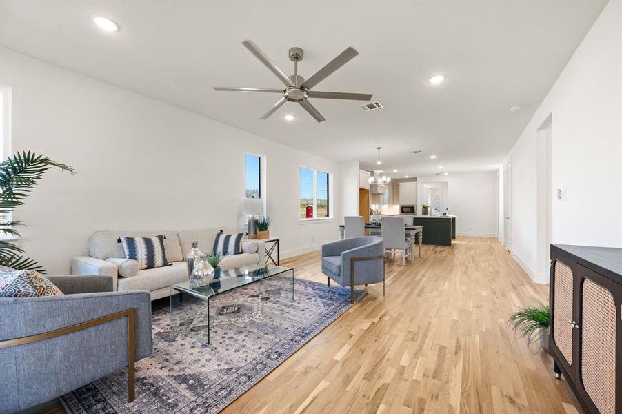 Furnished interior view inside a new home in The Resort on Eagle Mt. Lake, Fort Worth (Image 32).