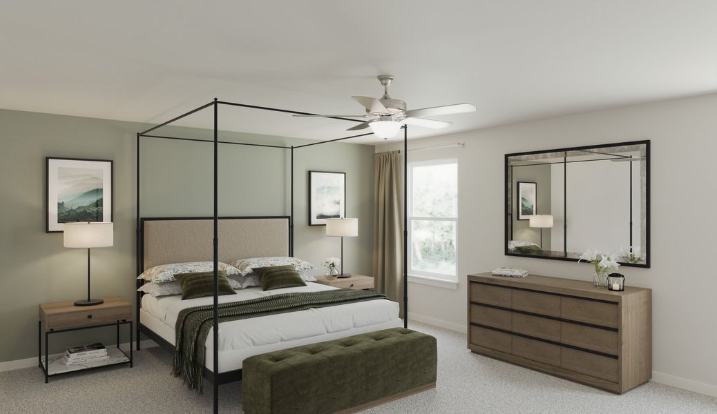 Furnished interior view inside a new home in Hickory Woods, Harlem (Image 3).