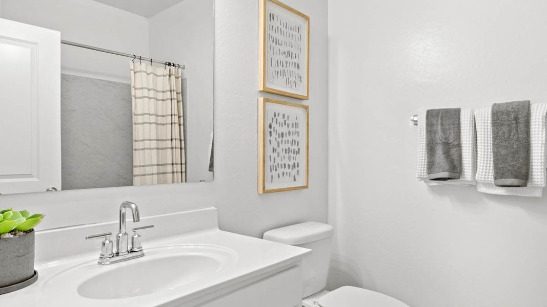 Furnished interior view inside a new home in Elena Trails, Maricopa (Image 6).