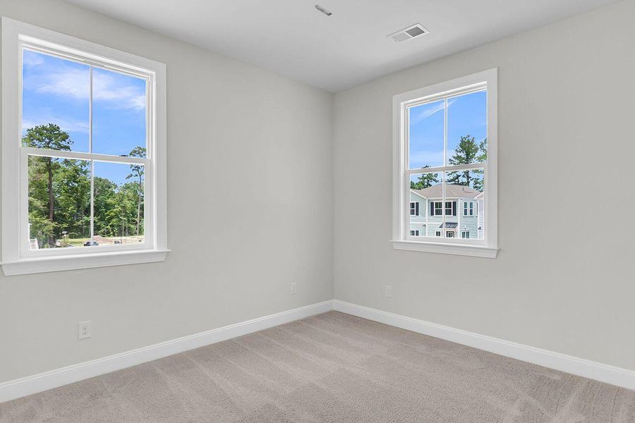 Spacious, unfurnished interior of a new home in Heron Preserve, Hanahan (Image 26). Spacious, unfurnished interior of a new home in Heron Preserve, Hanahan (Image 26).