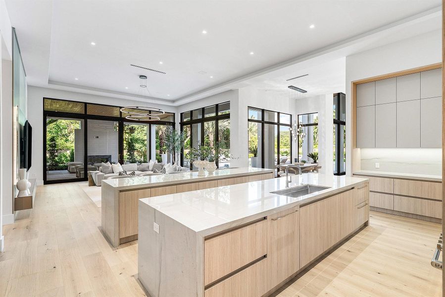 Furnished interior view inside a new home in , Delray Beach (Image 55).