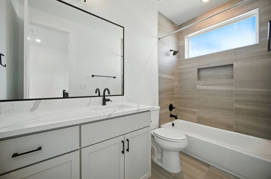 Furnished interior view inside a new home in Foxfield, Austin (Image 8).