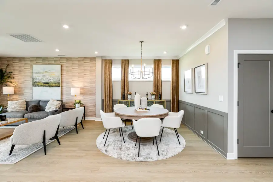Representative furnished interior of a home built from the Wilmington by Fischer Homes in Easton Park, Dallas (Image 32).