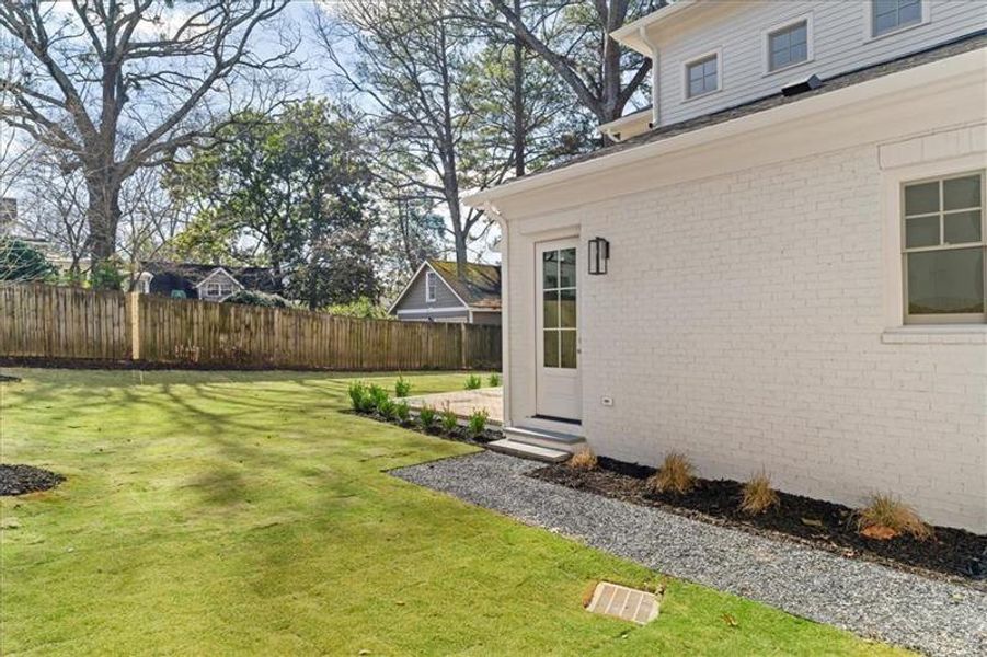 Front exterior of a new home in , Atlanta, GA, highlighting curb appeal (Image 22).