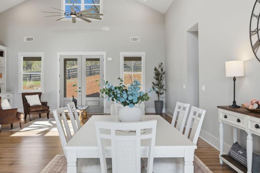 Furnished interior view inside a new home in , Senoia (Image 22).