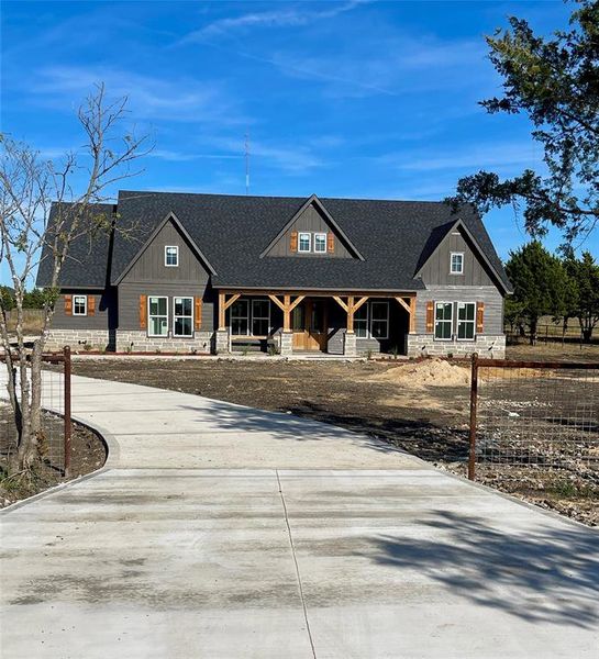 View of front of house with a porch