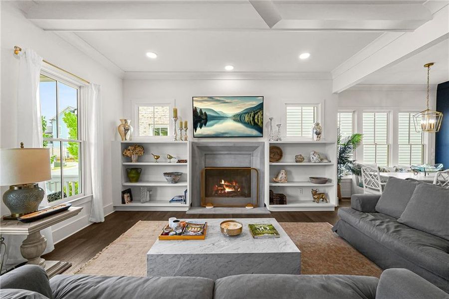 Furnished interior view inside a new home in , Milton (Image 6).