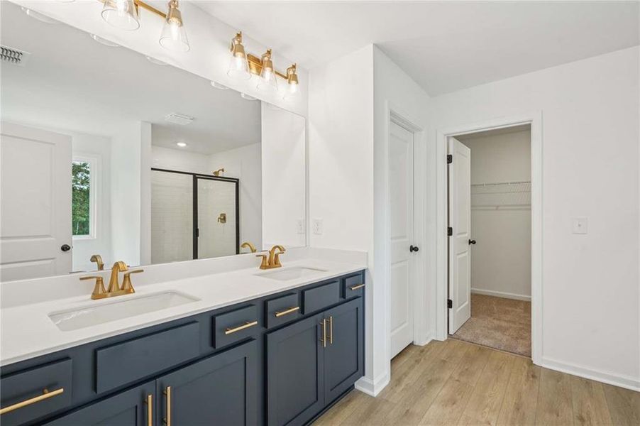 Furnished interior view inside a new home in The Estates at Casteel, Bethlehem (Image 8).