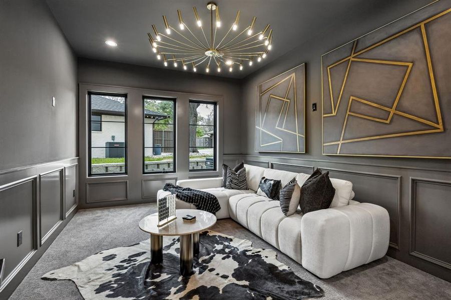 Furnished interior view inside a new home in , Dallas (Image 6). Furnished interior view inside a new home in , Dallas (Image 6).