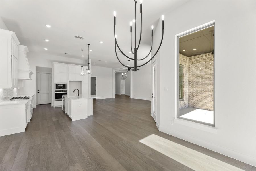 Representative unfurnished interior of a home built from the 5012 by Tradition Homes in Lakewood at Brookhollow – 60′ Lots, Prosper (Image 13).