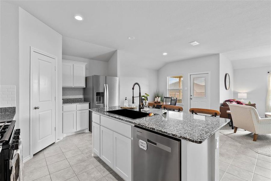 Furnished interior view inside a new home in Liberty Trails, Fort Worth (Image 9).