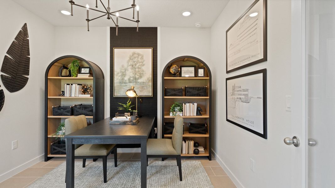 Furnished interior view inside a new home in Panther Creek, Jacksonville (Image 9).