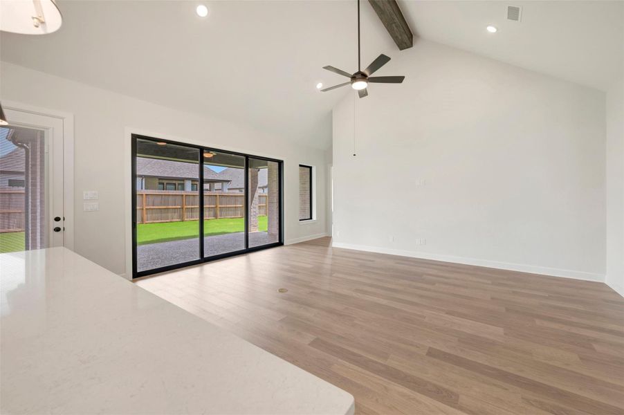 Spacious, unfurnished interior of a new home in Harvest Green - Parkview Collection, Richmond (Image 25). Spacious, unfurnished interior of a new home in Harvest Green - Parkview Collection, Richmond (Image 25).