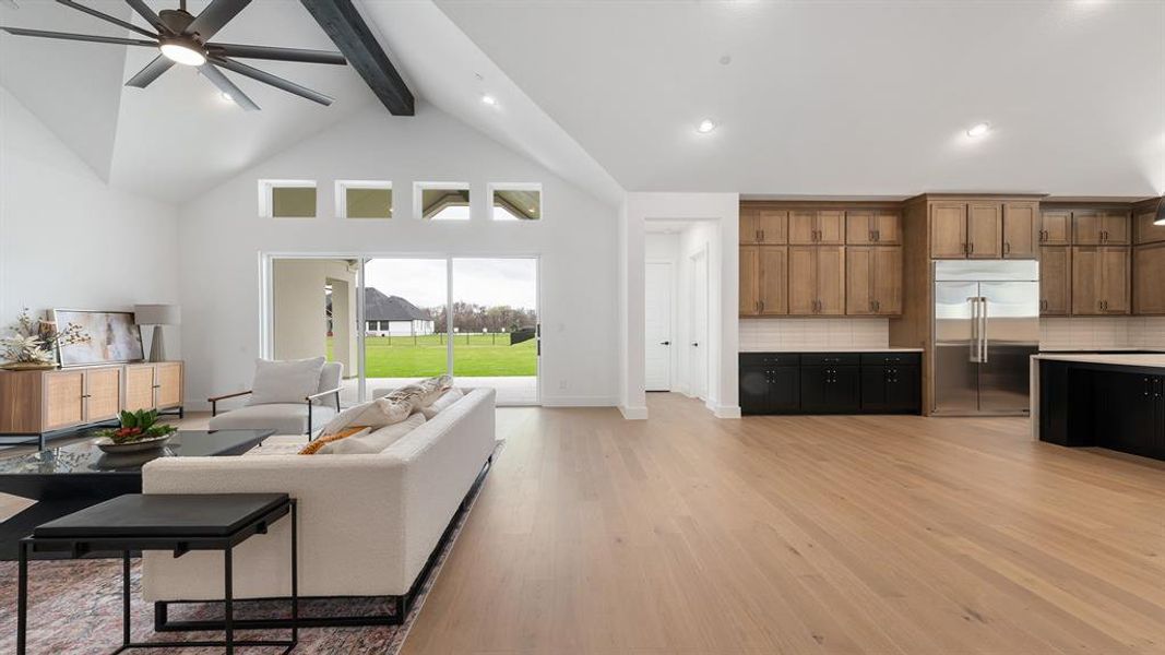 Furnished interior view inside a new home in Enchanted Creek, Lucas (Image 15).