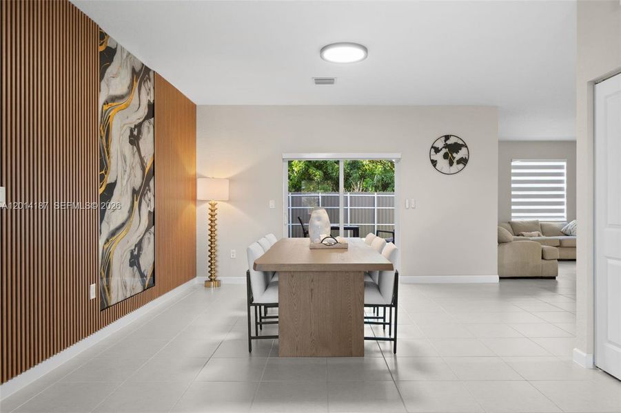 Furnished interior view inside a new home in Hawthorne at Galiano Pointe, Miami (Image 28). Furnished interior view inside a new home in Hawthorne at Galiano Pointe, Miami (Image 28).