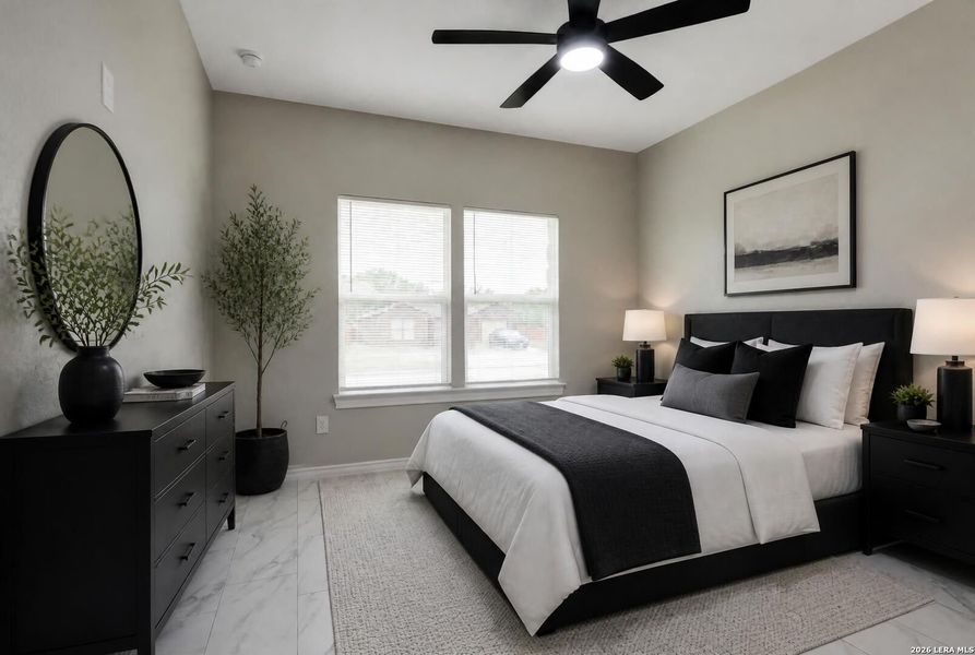 Furnished interior view inside a new home in , Kirby (Image 13).