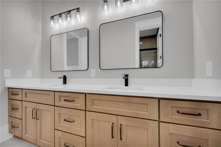 Furnished interior view inside a new home in , Monroe (Image 8).