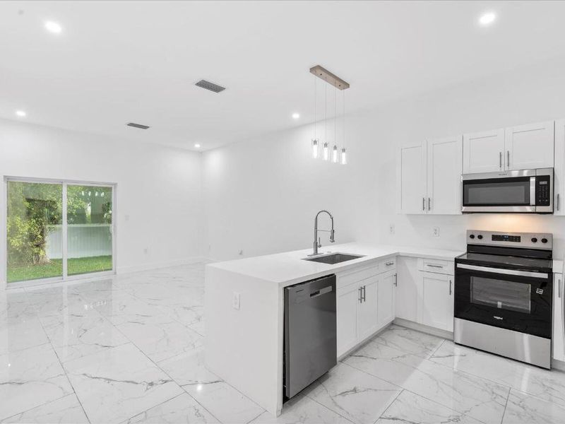 14-Kitchen to Living