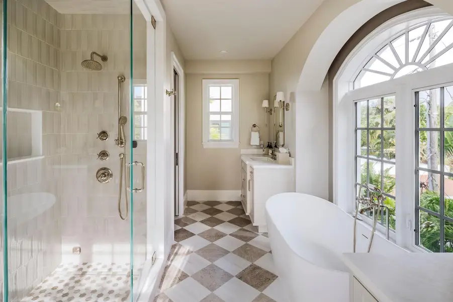 33 - Master bathroom with freestanding t
