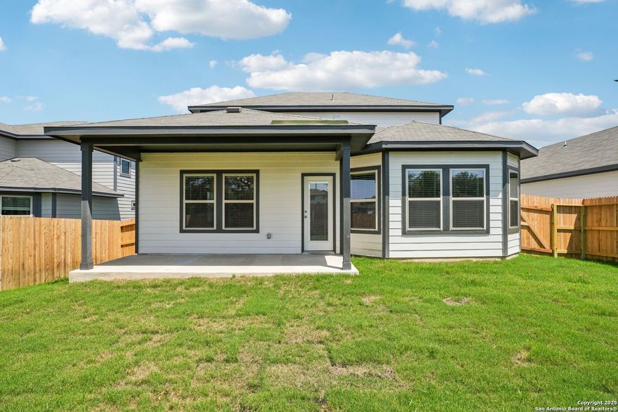 Front exterior of a new home in Royal Crest, San Antonio, TX, highlighting curb appeal (Image 18). Front exterior of a new home in Royal Crest, San Antonio, TX, highlighting curb appeal (Image 18).