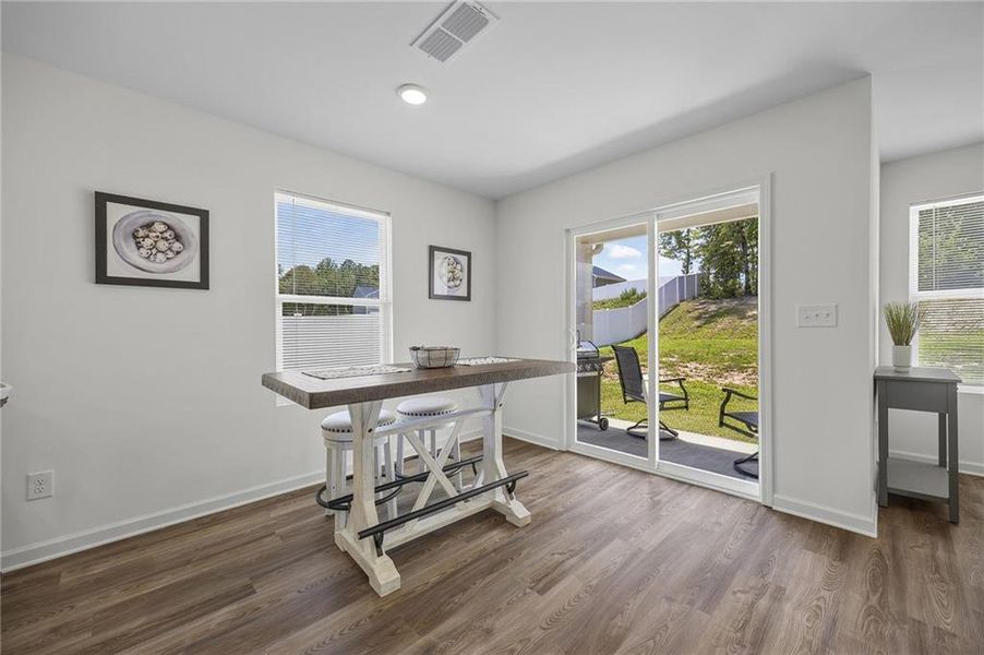 Furnished interior view inside a new home in , Lizella (Image 18).