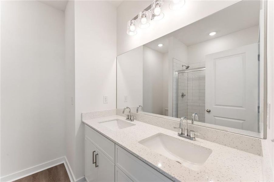 Furnished interior view inside a new home in Array, Atlanta (Image 15). Furnished interior view inside a new home in Array, Atlanta (Image 15).