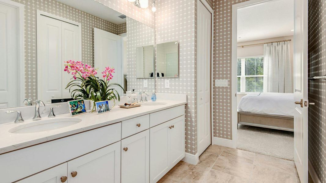 Furnished interior view inside a new home in Palmera Real Estate and Homes for Sale in Venice, FL - Neal Communities, Venice (Image 15). Furnished interior view inside a new home in Palmera Real Estate and Homes for Sale in Venice, FL - Neal Communities, Venice (Image 15).