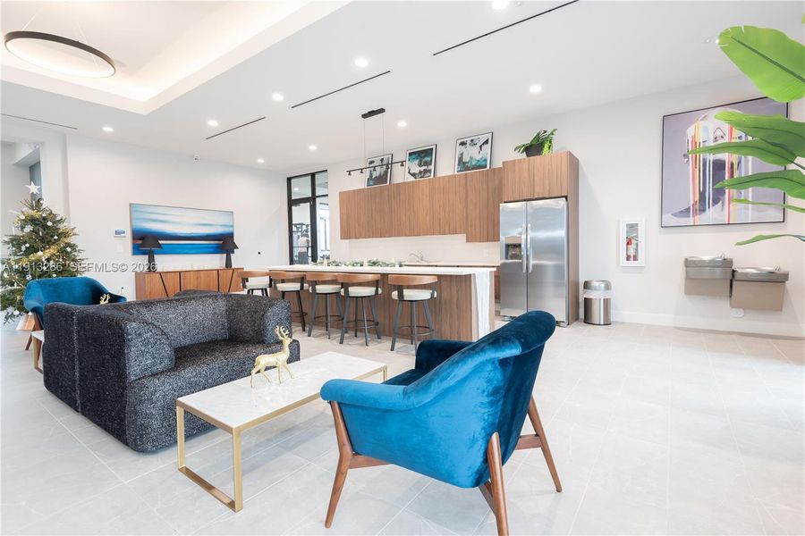 Furnished interior view inside a new home in , Miami (Image 8).