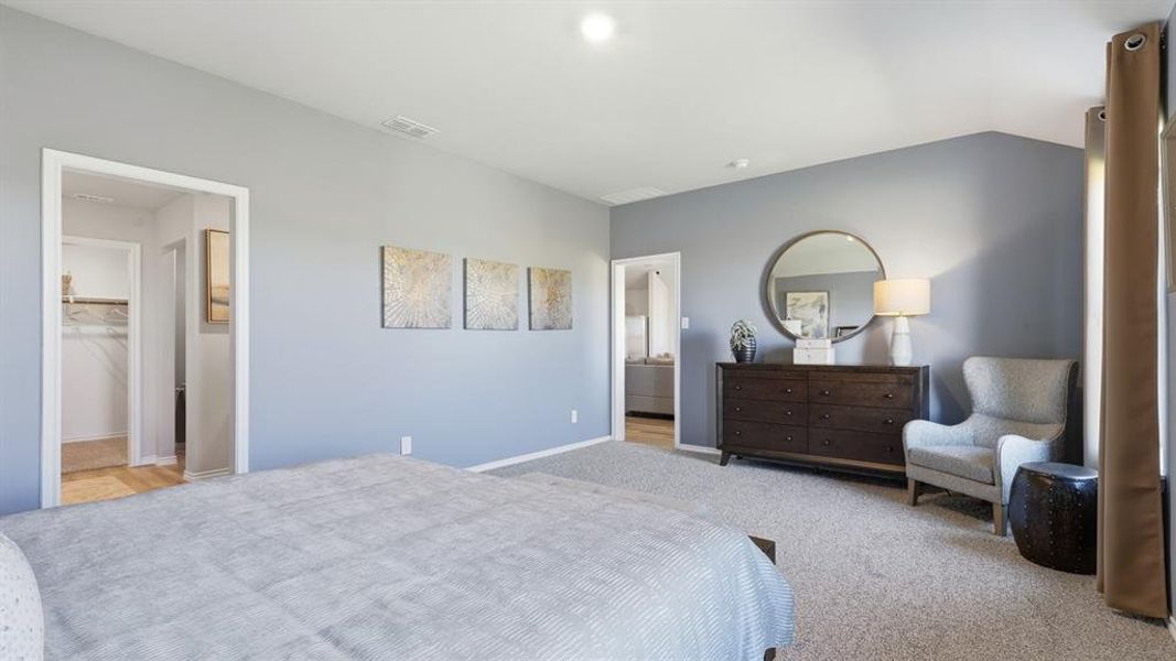 Furnished interior view inside a new home in Townes Landing, Fort Worth (Image 15).