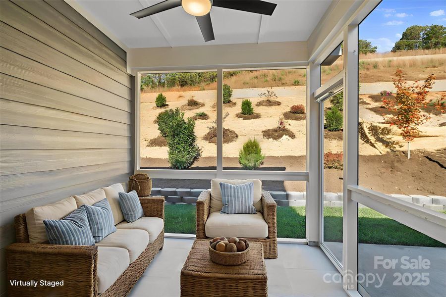 Exterior details and patio area of a home in , Arden (Image 23).