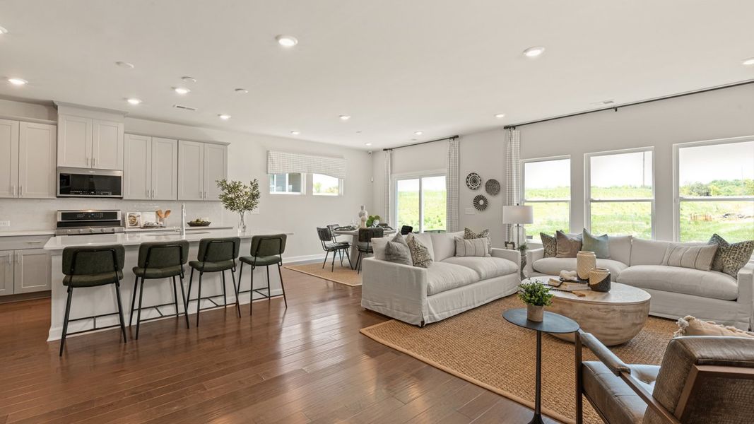 Representative furnished interior of a home built from the Johnson by Meritage Homes in Riverwood Farm, Piedmont (Image 15).