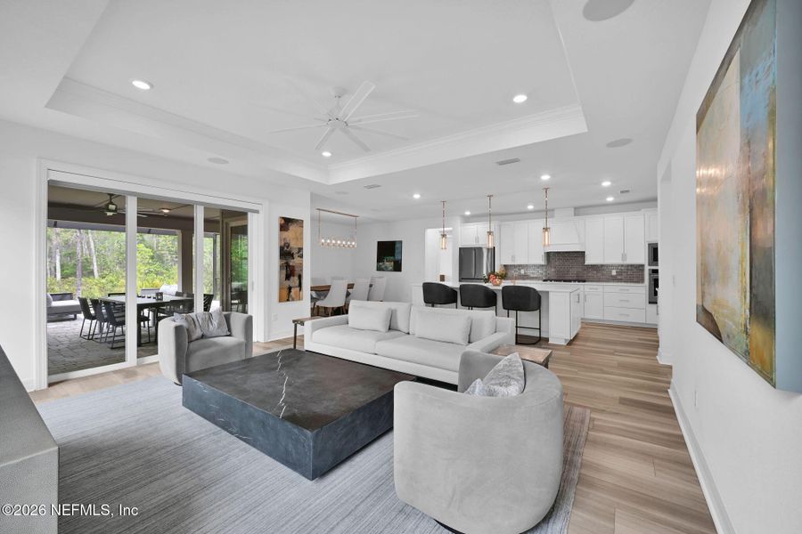 Furnished interior view inside a new home in , Jacksonville (Image 39).