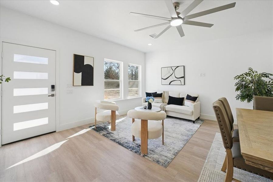 Furnished interior view inside a new home in , Mabank (Image 7).