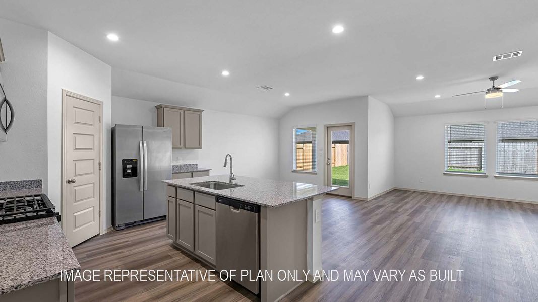 Representative furnished interior of a home built from the Cali by D.R. Horton in Windemere, Beaumont (Image 4). Representative furnished interior of a home built from the Cali by D.R. Horton in Windemere, Beaumont (Image 4).