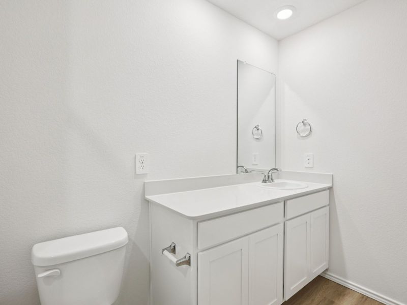 Furnished interior view inside a new home in Turner's Village, Buda (Image 4).