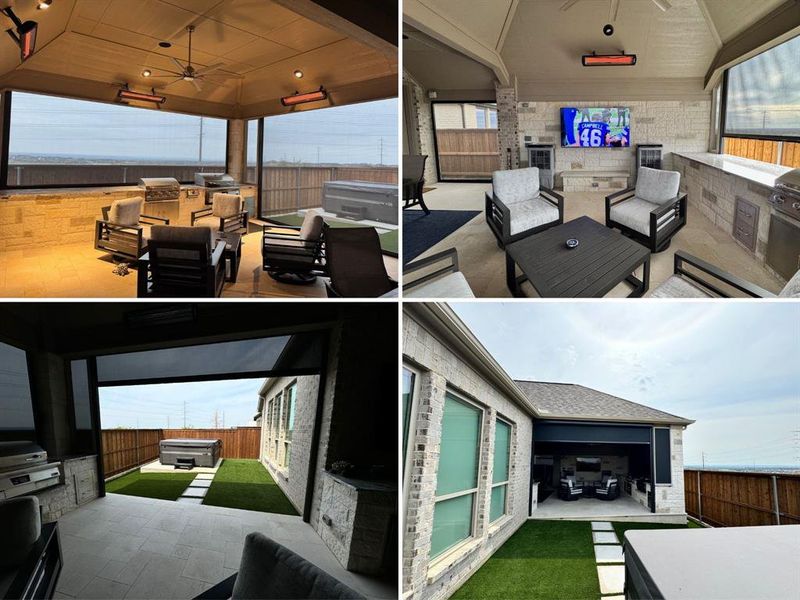 Exterior details and patio area of a home in Reunion 50', Rhome (Image 24). Exterior details and patio area of a home in Reunion 50', Rhome (Image 24).