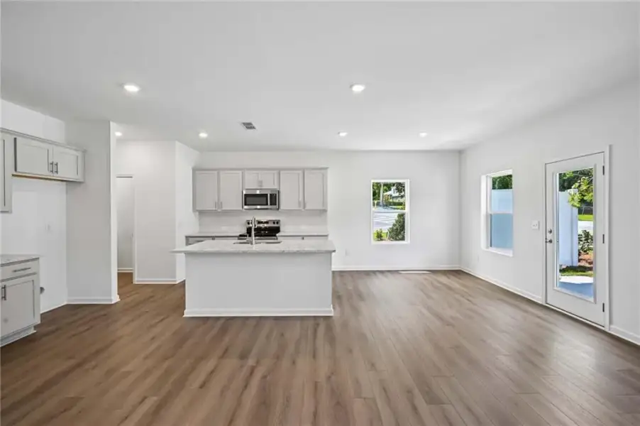 Spacious, unfurnished interior of a new home in Leydenview, Mableton (Image 26). Spacious, unfurnished interior of a new home in Leydenview, Mableton (Image 26).