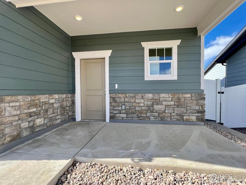 Exterior details and patio area of a home in Union Colony West, Greeley (Image 15).