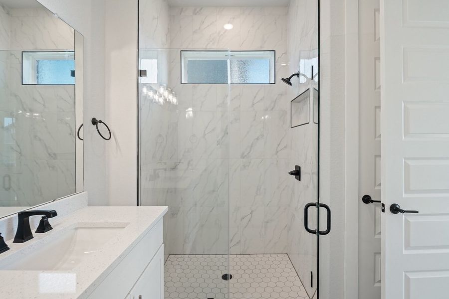 Furnished interior view inside a new home in Arbor Collection at Lariat, Liberty Hill (Image 16).