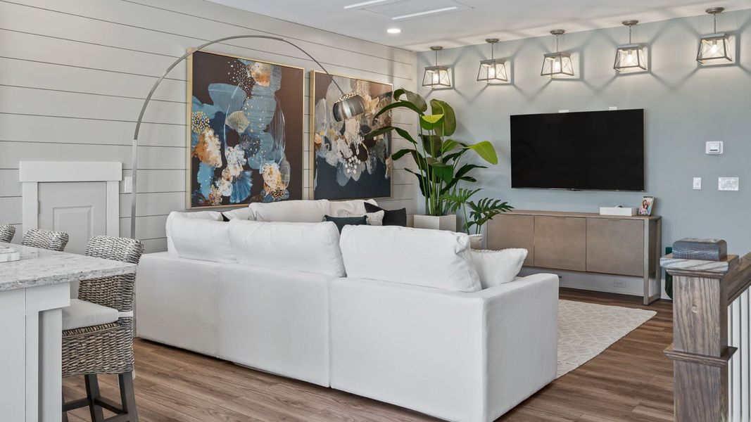 Representative furnished interior of a home built from the The Enthusiast by DRB Elevate. in Brook Run, Fort Mill (Image 13).