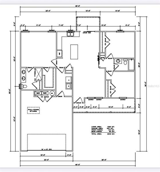 2D floor plan layout of this home in , Fort White, FL (Image 1). 2D floor plan layout of this home in , Fort White, FL (Image 1).