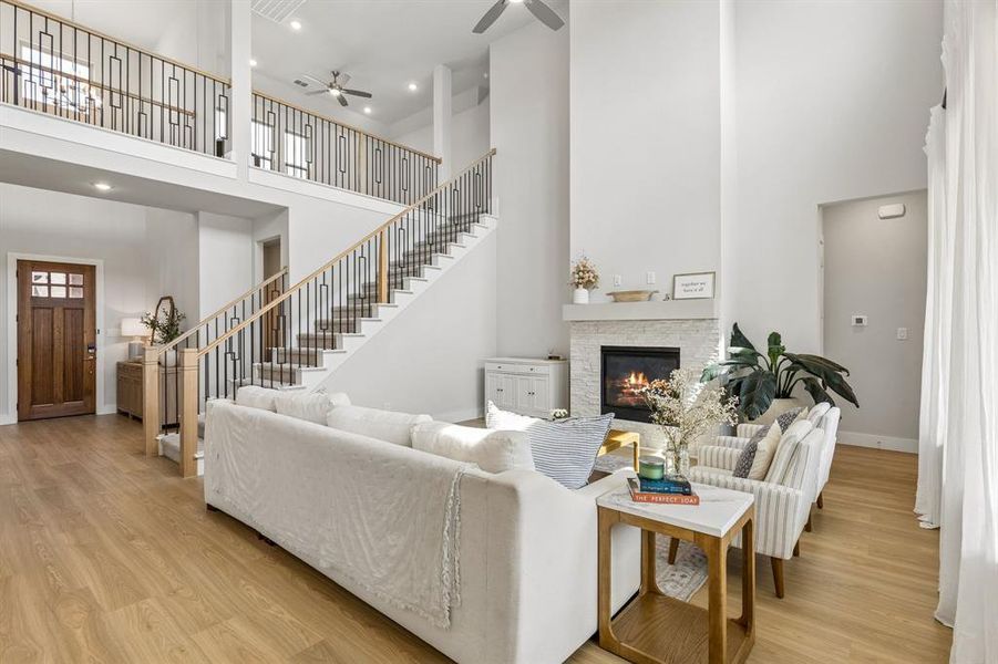Furnished interior view inside a new home in , McKinney (Image 6).