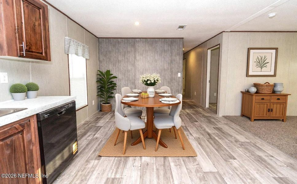 Furnished interior view inside a new home in , Sanderson (Image 4).