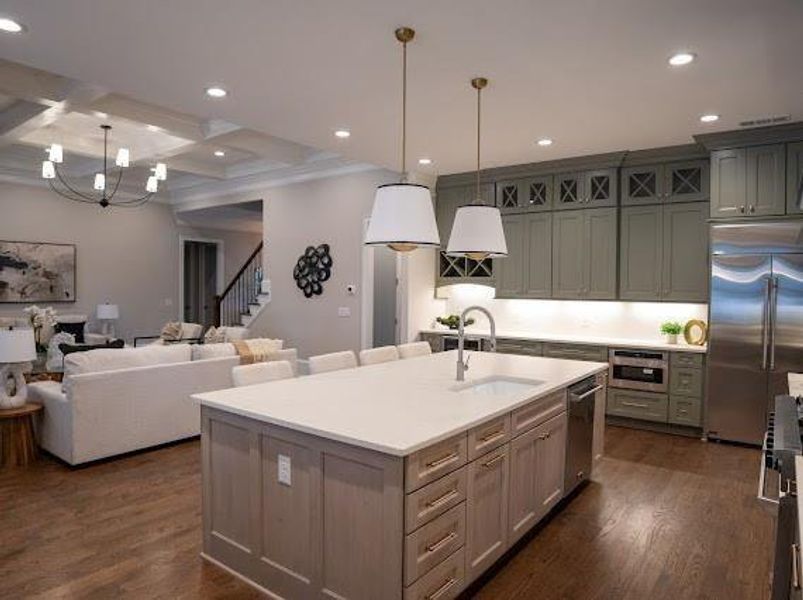 Furnished interior view inside a new home in , Athens (Image 35).