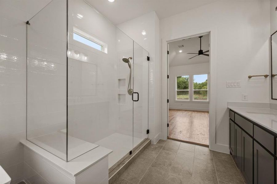 Furnished interior view inside a new home in Rolling Creek Ranch, Aledo (Image 14).